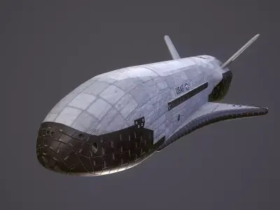 Boeing X-37 Orbital Test Vehicle  Low-poly 3D model