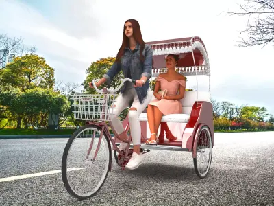 Bike Tour 4K 3D model