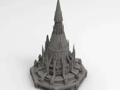 Arch Magician Tower Palace 12 3D model