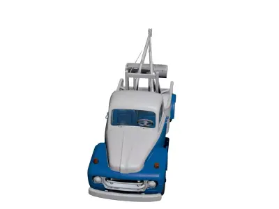 Generic Early Vintage Tow Pickup Truck Classic Recovery Vehcl 01 3D model