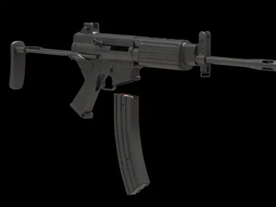 Daewoo K1 Low Poly Low-poly 3D model