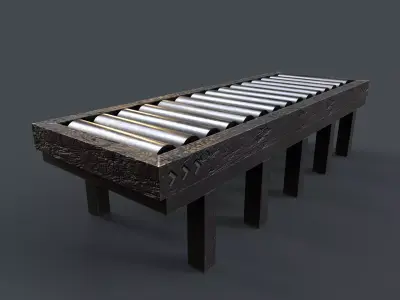 Production Line V3 Low-poly 3D model