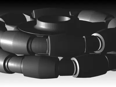 rotacaster omniwheel Free 3D model