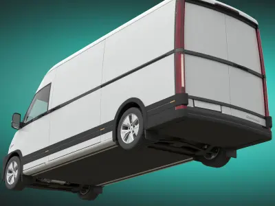 Generic Commercial Cargo Van Prototype 2 3D model