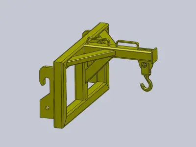 Log Crane JCB 531 Free 3D model