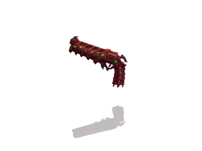 Infested Gun Low-poly 3D model