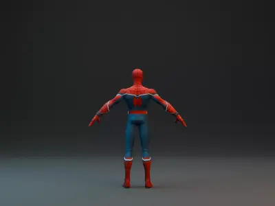 Spiderman  Low-poly 3D model
