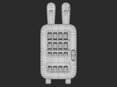 CartoonSelf-service vending machine Low-poly 3D model