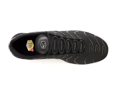 Nike Air Max Plus Black Shoe 3D model