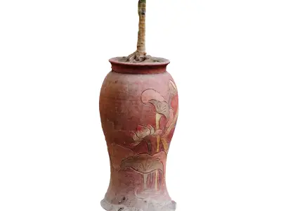 Pottery Decor - Photogrammetry 3D model