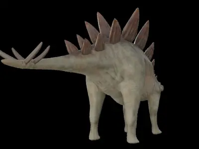 Stegosaurus Low-poly 3D model buy