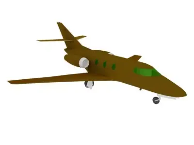AIRCRAFT FALCON10 3D model purchase