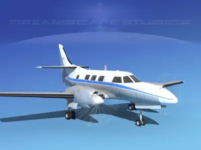 Swearingen SA226-T Merlin III V01 3D model