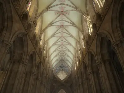 Cathedral Interior 3D model