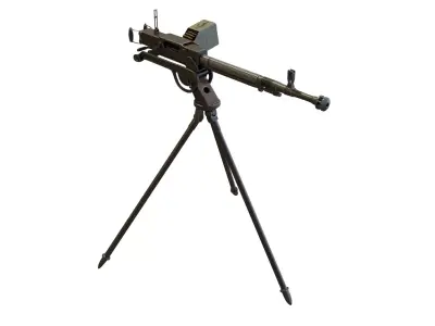 Russian DShK M1938 3D model
