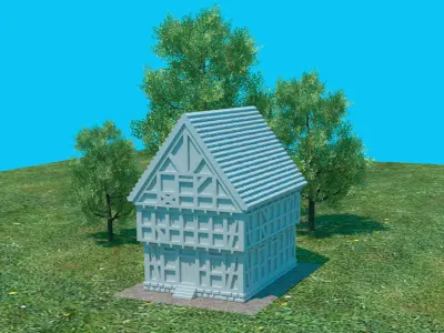 Fachwerkhaus 3 and 3S -  Free 3D model