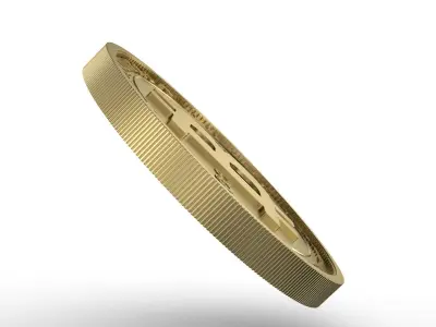 Bitcoin Gold 3D model