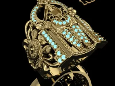 Balaji ring 3D print model