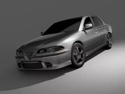 Proton Perdana 2003 3D model