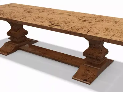 Communal Table 3D model