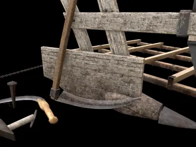 Medieval Agriculture Asset Pack Low-poly 3D model