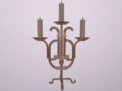 Candelabra Low-poly 3D model buy