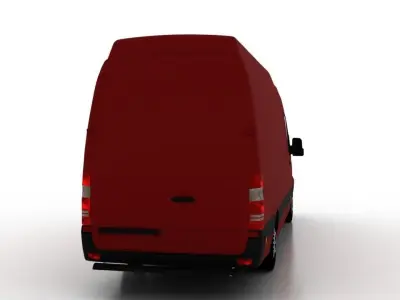Mercedes Benz Sprinter L4H3 2015 Cargo UK 3D model