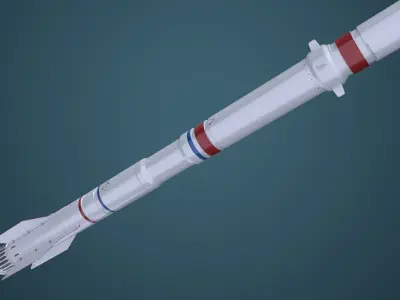 Nuclear Poison Missile Mk1 M 3D model