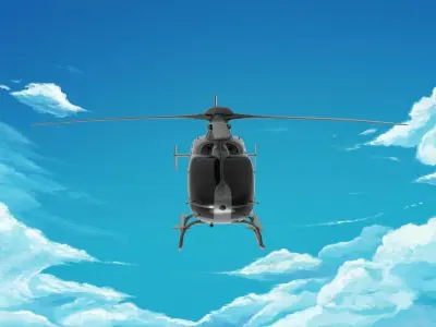 Eurocopter EC135 3D model 2