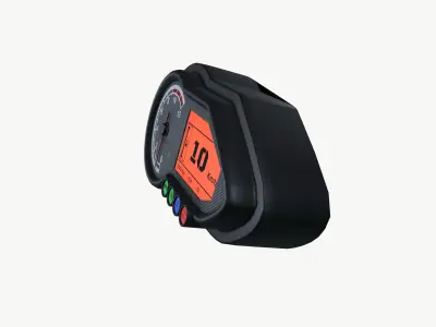 Pulsar bike Meter 3D model