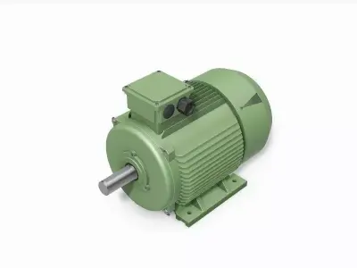 225M B3 Top 2 Pole IEC electric motor - 3D CAD model 3D model
