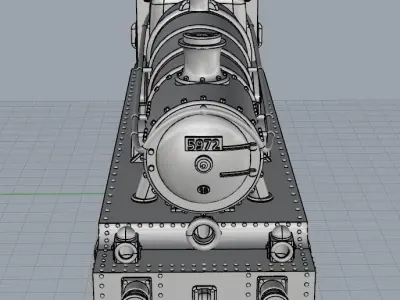 Hogwarts Express - 3D Model File STL 3D print model 3D print model