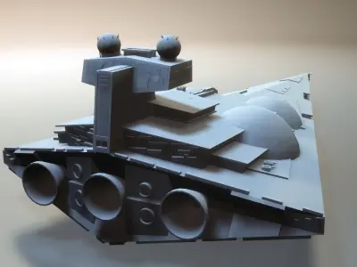Star Wars Dominator star destroyer 3D print model