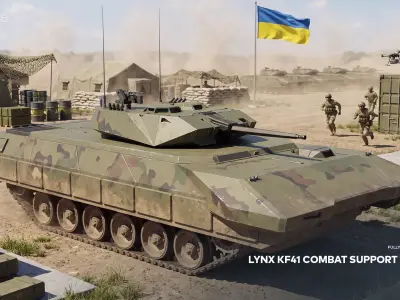 Lynx KF41 Combat Support Vehicle 3D model