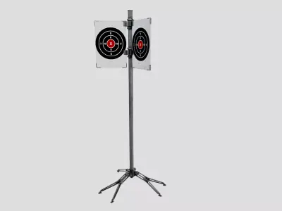 Spinning shooting target Low-poly 3D model