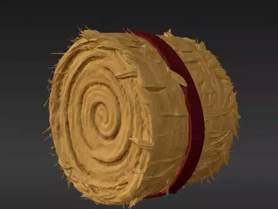 A set of dark fantasy game scene props Core Objects  3D model