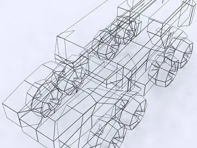 3DRT - Sci-Fi Forces - Rocket Launcher  Low-poly 3D model