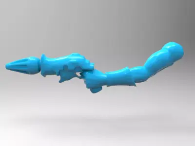 Space Clown - Fusion Pistol with Arm 3D print model