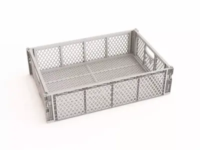 Plastic crate 41 3D model