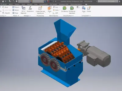 TRITURADOR shredder 3d model 3D model
