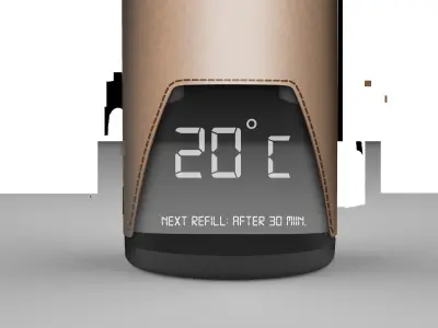 Water bottle 3D model