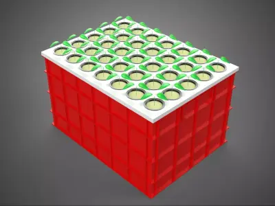 HYDROPONIC AEROPONIC SEEDLINGS TREE SPROUT PLANTING TRAY NET CUP 3D model