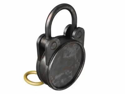 Padlock 3D model get