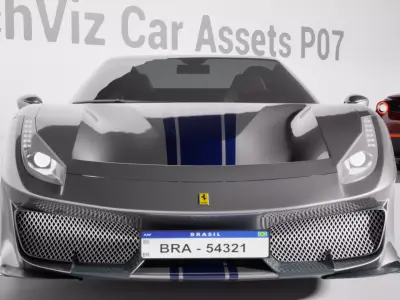 ArchViz Car Assets P07 - Unreal Engine 5 3D model
