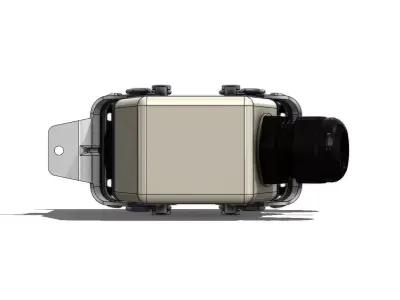 Tomada Industrial Turk TMH 10F Electrical Outlet 3D model