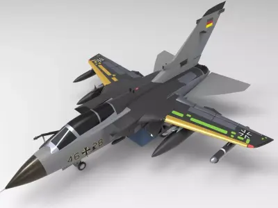 Belgium jet  3D model