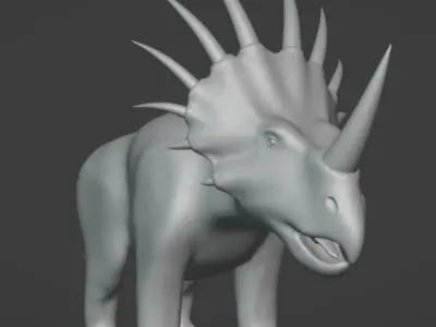 Styracosaurus Dinosaur Model 3D model