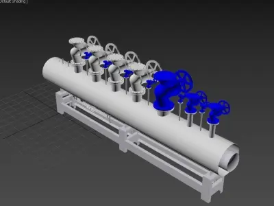 Steam Collector Machine Inventor Model 3D model