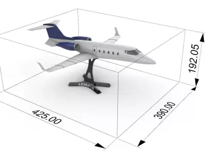 Bombardier Learjet-60 3D print model