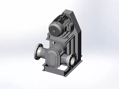 Netzsch XB3 Pump  3D model